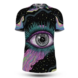 Psychedelic All Seeing Eye in Space Rashguard