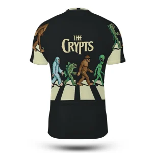 The Crypt Rashguard – Alien, Swamp Creature, & Sasquatch on the Crosswalk