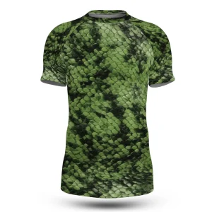 Green Snake Skin Rashguard