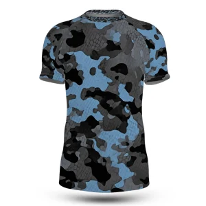 Blue Venom Snake Skin Camo Rashguard – Strike in Stealth