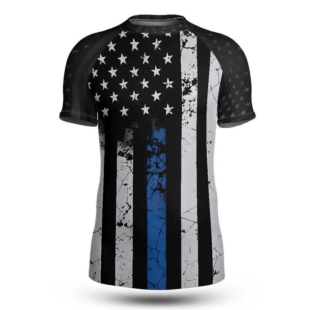 Black Flag American Flag Rashguard – No-Gi Warrior Edition